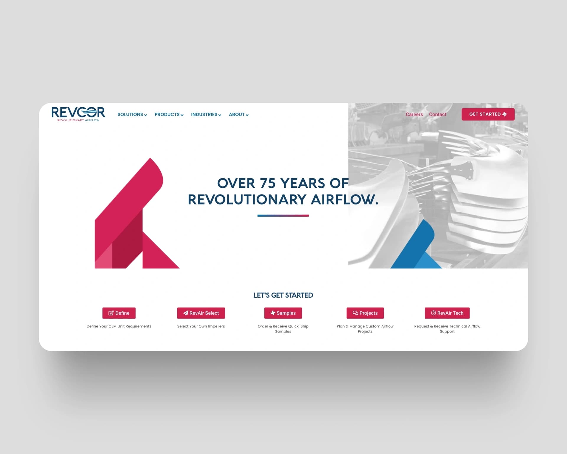 Revcor platform showing a modern interface for managing HVAC engineering operations with features like real-time tracking and automated reporting